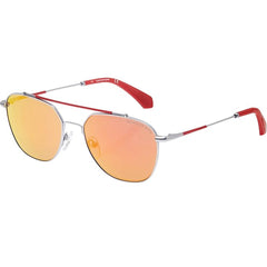 Calvin Klein Jeans CAT3 Silver Pilot Sunglasses