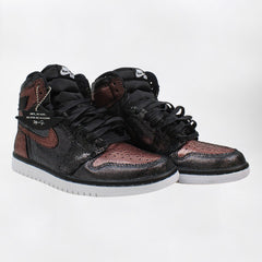 Nike Air Jordan 1 Hi OG Fearless Womens Black/Brown Trainers NO BOX