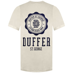 Duffer Stamp Mens Cream T-Shirt