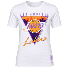 Mitchell & Ness NBA Los Angeles Lakers Final Second Kids White T-Shirt