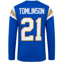 Mitchell & Ness NFL San Diego Chargers #21 Tomlinson Mens Blue Top