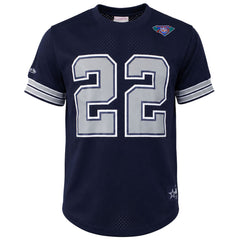 Mitchell & Ness NFL Dallas Cowboys #22 E.Smith Mens Navy Jersey