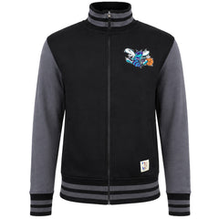 Mitchell & Ness NBA Charlotte Hornets Mens Black/Grey Varsity Track Jacket