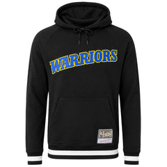 Mitchell & Ness NBA Golden State Warriors Gametime Mens Black Hoodie