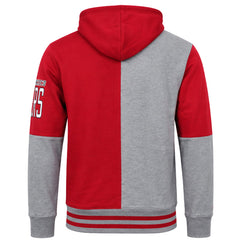 Mitchell & Ness NFL San Francisco 49ers Split Color Mens Red/Grey Hoodie