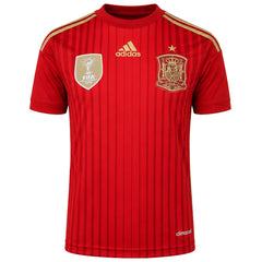 Adidas FEF Spain Home Kids Red Football Jersey