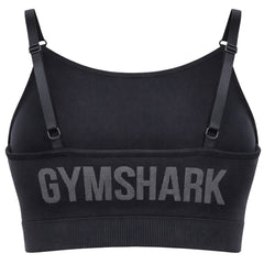 Gymshark Flex Strappy Womens Black Sports Bra