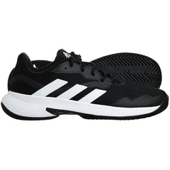 Adidas CourtJam Control Mens Black Tennis Shoes