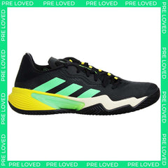 Adidas Barricade Clay Mens Black Trainers NO BOX