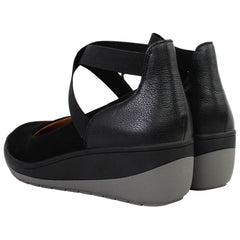 Vionic Ellery Womens Black Wedges