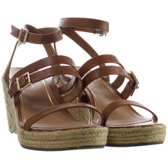 Vionic Sabina Womens Brown Wedges