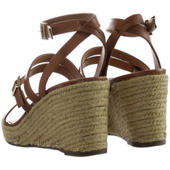 Vionic Sabina Womens Brown Wedges