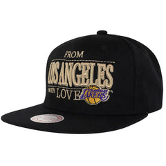 Mitchell & Ness NBA Los Angeles Lakers With Love Black Cap