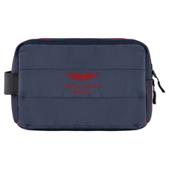 Hackett x Aston Martin Racing Mens Navy Wash Bag