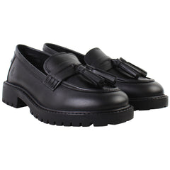 Hush Puppies Abigail Kids Black Shoes