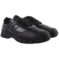 Hush Puppies Travis Kids Black Trainers