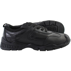 Hush Puppies Travis Kids Black Trainers