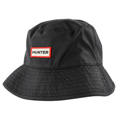 Hunter Rubberised Rain Black Bucket Hat