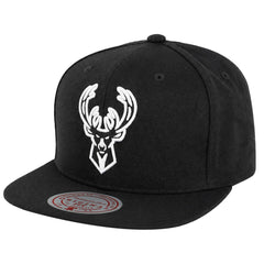 Mitchell & Ness NBA Milwaukee Bucks Evergreen Black Cap