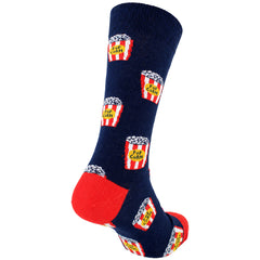Happy Socks 1-Pack Navy Popcorn