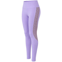 Reebok Mod Safari Poly Womens Purple Leggings