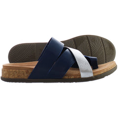 Vionic Luelle Womens Blue Sliders