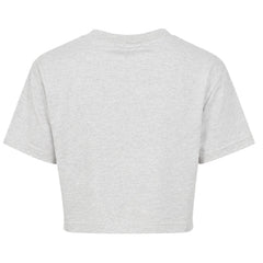 Reebok CL AE Big Logo Womens Grey Crop Top