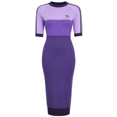 Adidas x Ksenia Schnaider Womens Purple Knit Dress