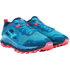 Mizuno Wave Mujin 8 Womens Blue Running Shoes