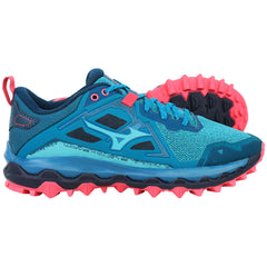 Mizuno Wave Mujin 8 Womens Blue Running Shoes