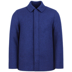 Lyle & Scott Herringbone Mens Navy Wool Jacket