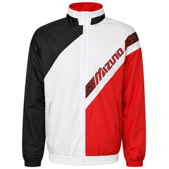 Mizuno Logo Mens White/Red Track Jacket