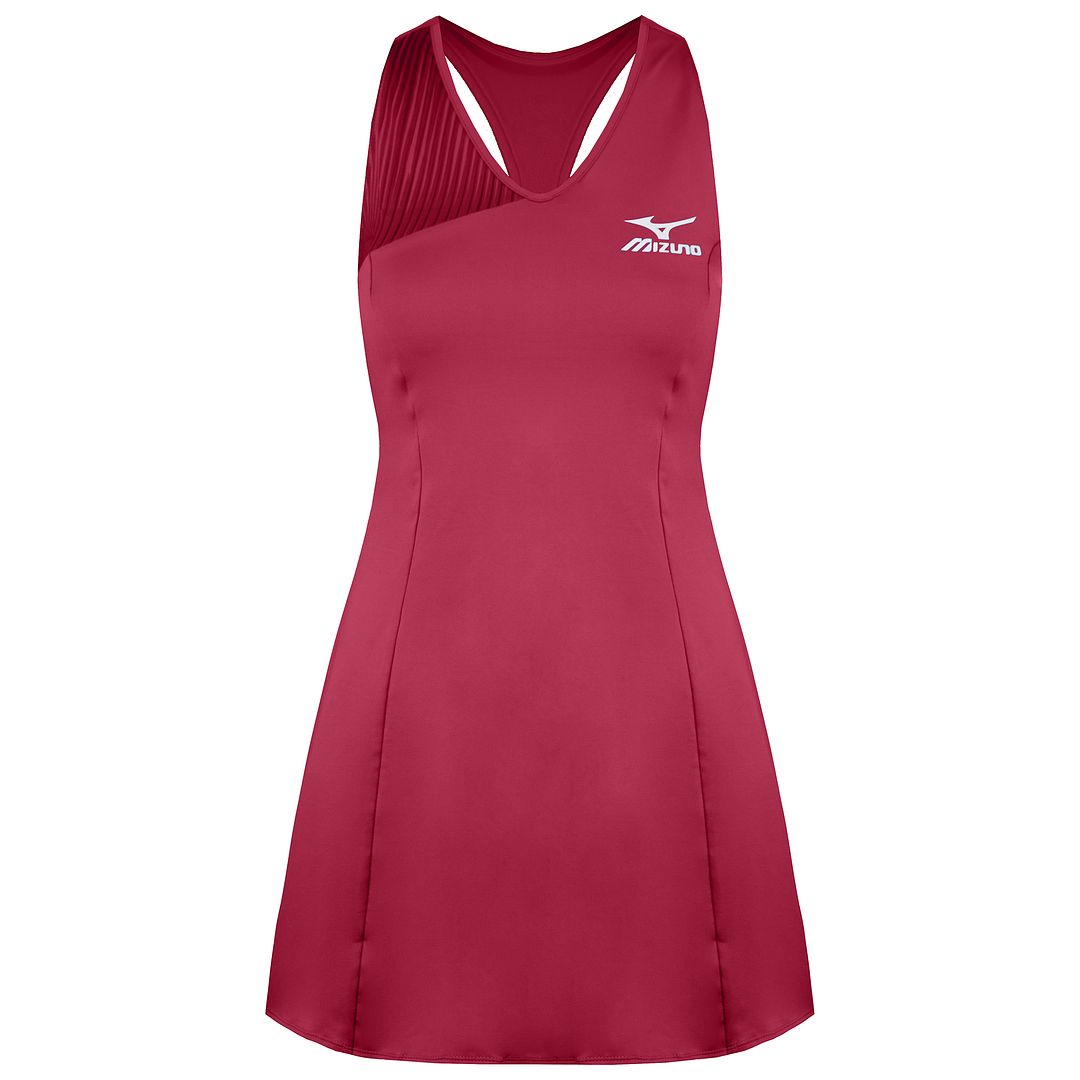 Mizuno Amplify Womens Burgundy Tennis Dress Mizuno Amplify Womens Burgundy Tennis Dress
