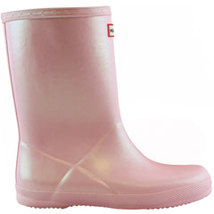 Hunter First Classic Nebula Kids Pink Wellington Boots
