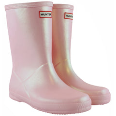 Hunter First Classic Nebula Kids Pink Wellington Boots
