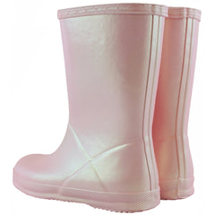 Hunter First Classic Nebula Kids Pink Wellington Boots