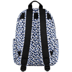 Kipling Delia Curious Leopard Blue Backpack