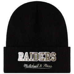 Mitchell & Ness NFL Oakland Raiders Origins Knit Beanie