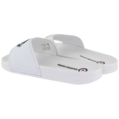 Lambretta Pace Mens White Sliders