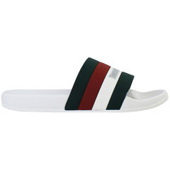 Lambretta Prince Mens White/Green Sliders