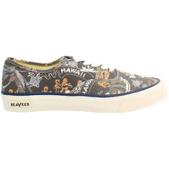 Seavees Legend Beachcomber Mens Black Plimsolls