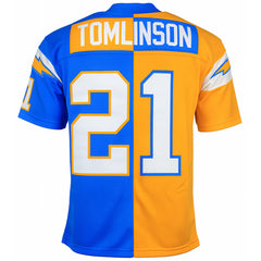Mitchell & Ness NFL San Diego Chargers 21 Tomlinson Split Legacy Jersey