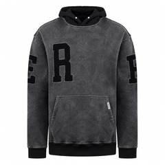 Represent College Mens Vintage Grey Hoodie