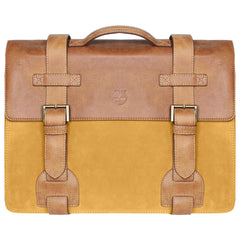 Timberland Logo Mens Brown Briefcase Bag