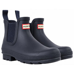 Hunter Original Mens Dark Navy Chelsea Boots