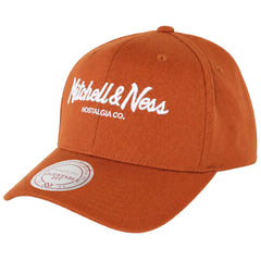 Mitchell & Ness Pinscript Orange Cap
