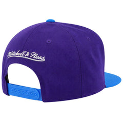 Mitchell & Ness NBA Utah Jazz XL Logo 2 Tone Purple/Blue Cap