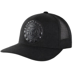 Mitchell & Ness NBA Philadelphia 76ers Zig Zag Trucker Black Cap