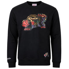 Mitchell & Ness NBA Vancouver Grizzlies Woodland Mens Black Sweater