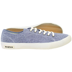 Seavees Monterey Chambray Mens Navy Plimsolls